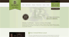 Desktop Screenshot of dowdylaw.com